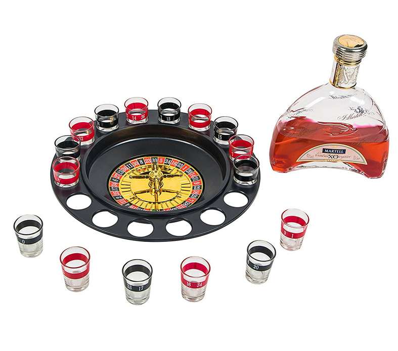Casino Russian Roulette Shot Glass Set | Passsionade