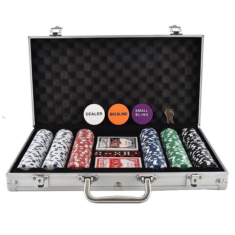Professional Casino-Grade 300 Poker Chip Set