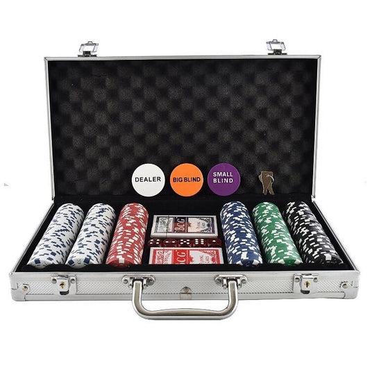 Professional Casino-Grade 300 Poker Chip Set
