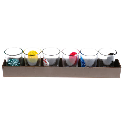 Mini Basketball Shot Glass Set