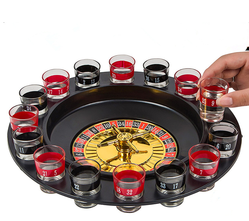 Casino Russian Roulette Shot Glass Set | Passsionade