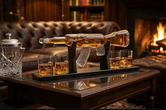 AK47 Rifle Decanter Set