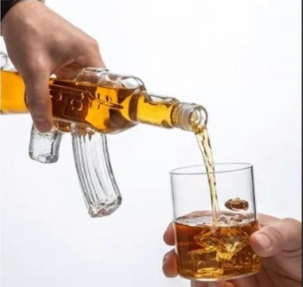 AK47 Rifle Decanter Set