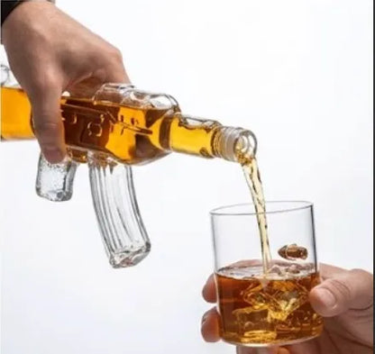 AK47 Rifle Decanter Set