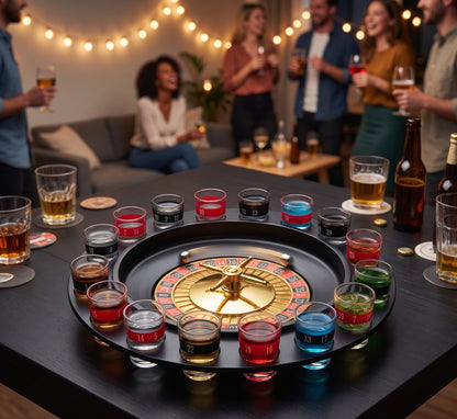Casino Russian Roulette Shot Glass Set | Passsionade